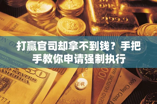 武汉打赢官司却拿不到钱？手把手教你申请强制执行