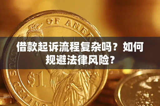 武汉借款起诉流程复杂吗？如何规避法律风险？