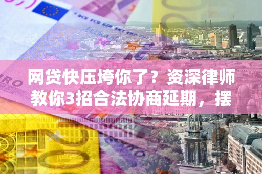 武汉网贷快压垮你了？资深律师教你3招合法协商延期，摆脱暴力催收！