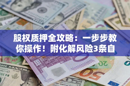 武汉股权质押全攻略：一步步教你操作！附化解风险3条自救法则