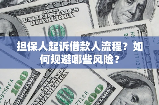 武汉担保人起诉借款人流程？如何规避哪些风险？