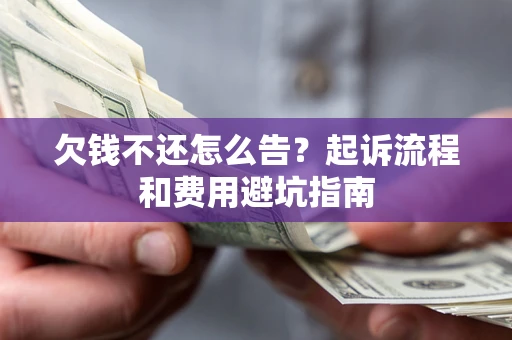 武汉欠钱不还怎么告?起诉流程和费用避坑指南 武汉欠钱不还怎么告?起诉流程和费用避坑指南