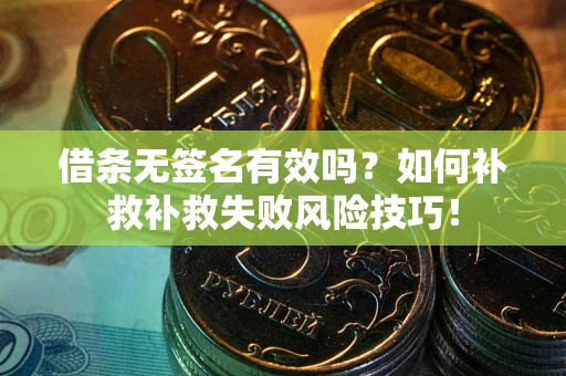 武汉借条无签名有效吗？如何补救补救失败风险技巧！