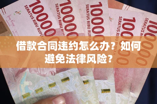 武汉借款合同违约怎么办？如何避免法律风险？