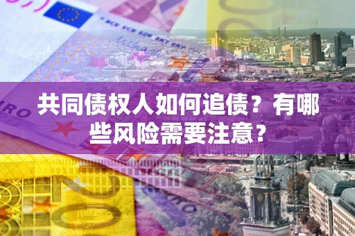 武汉共同债权人如何追债？有哪些风险需要注意？