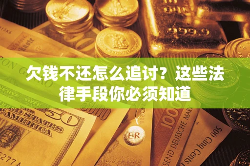 武汉欠钱不还怎么追讨？这些法律手段你必须知道